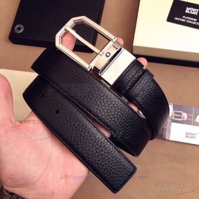 AAA Reversible Montblanc Belt Fake Online - Stainless Steel Buckle